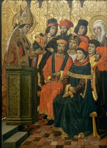 Grupa Vergós, "Św. Augustyn i św. Monika podczas kazania św. Ambrożego"