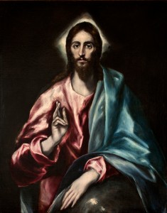 El Greco, "Chrystus jako Zbawca"