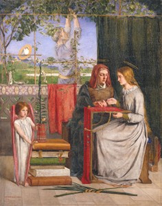 Dante Gabriel Rossetti, "Młodość Maryi Panny"