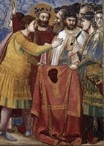 Giotto, "Ukrzyżowanie" (fragment)