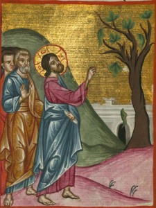 Jezus przeklina drzewo figowe - mniejszy