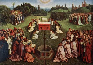 Jan van Eyck - Adoracja Baranka