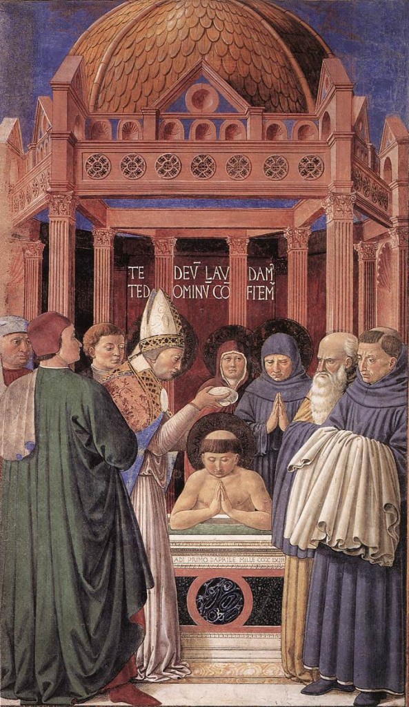 Gozzoli - baptism-of-st-augustine-1465