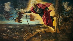 Tintoretto, "Stworzenie zwierząt"