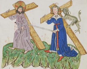 Ilustracja z XV-wiecznego zbioru pism Henryka Suzo
