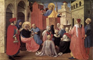 Fra Angelico, "Św. Piotr nauczający"