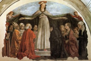 Domenico Ghirlandaio, "Matka Miłosierdzia"