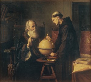 Felix Parra, "Galileusz prezentujący nowe teorie astronomiczne na Uniwersytecie w Padwie"