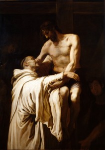 Francisco Ribalta, "Chrystus obejmujący św. Bernarda z Clairvaux"
